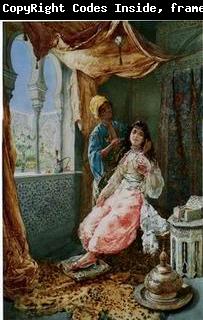 unknow artist Arab or Arabic people and life. Orientalism oil paintings 132